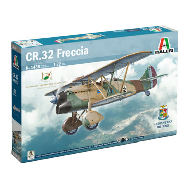 KIT PARA MONTAR ITALERI AVIÃO CR.32 FRECCIA 1/72 ITA 1438